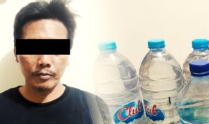 Opsnal Reskrim Polsek Mojoroto Amankan Penjual Minuman Keras Tanpa Ijin Dalam Operasi Pekat Semeru 2024