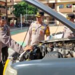 Kapolres Gowa Pimpin Pemeriksaan Kendaraan Dinas di Seluruh Bagian dan Seksi Polres Gowa