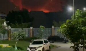 Gudang Peluru Terbakar, Warga Panik Sejumlah Granat Beterbangan di Udara
