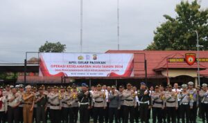 Operasi Keselamatan Digelar Selama 14 Hari, Kapolres Musi Rawas Pimpin Apel dan Pembacaan Ikrar Deklarasi Aksi Keselamatan Jalan