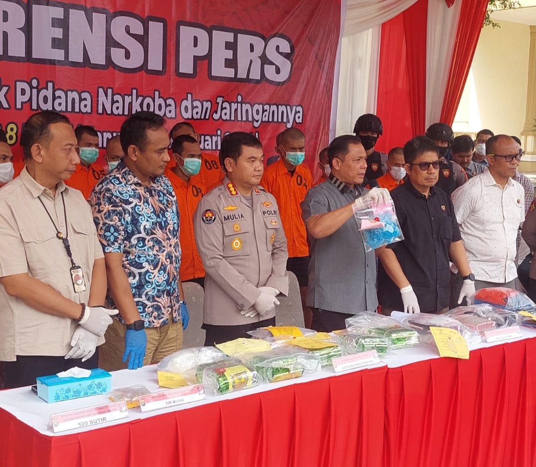 Ditresnarkoba Polda Jambi Ungkap Kasus Narkoba Jenis Sabu Berbentuk Tablet