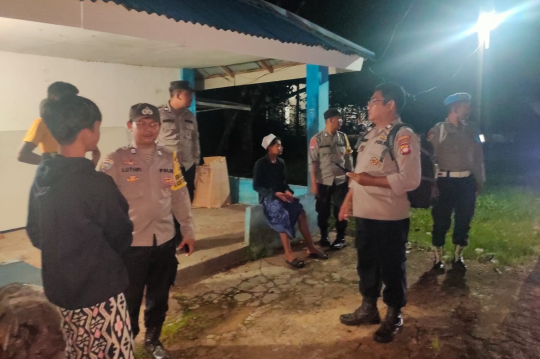 Ciptakan Situasi Yang Kondusif Polsek Kuala Mandor B Gelar Patroli Presisi