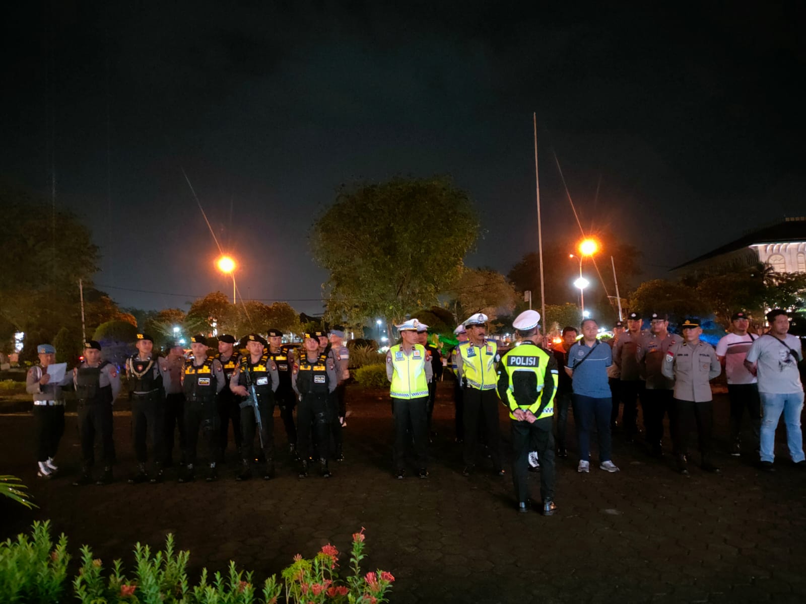 Polda Kalbar Kerahkan Patroli Sekala.Besar Demi Mencegah Tindak Kejahatan