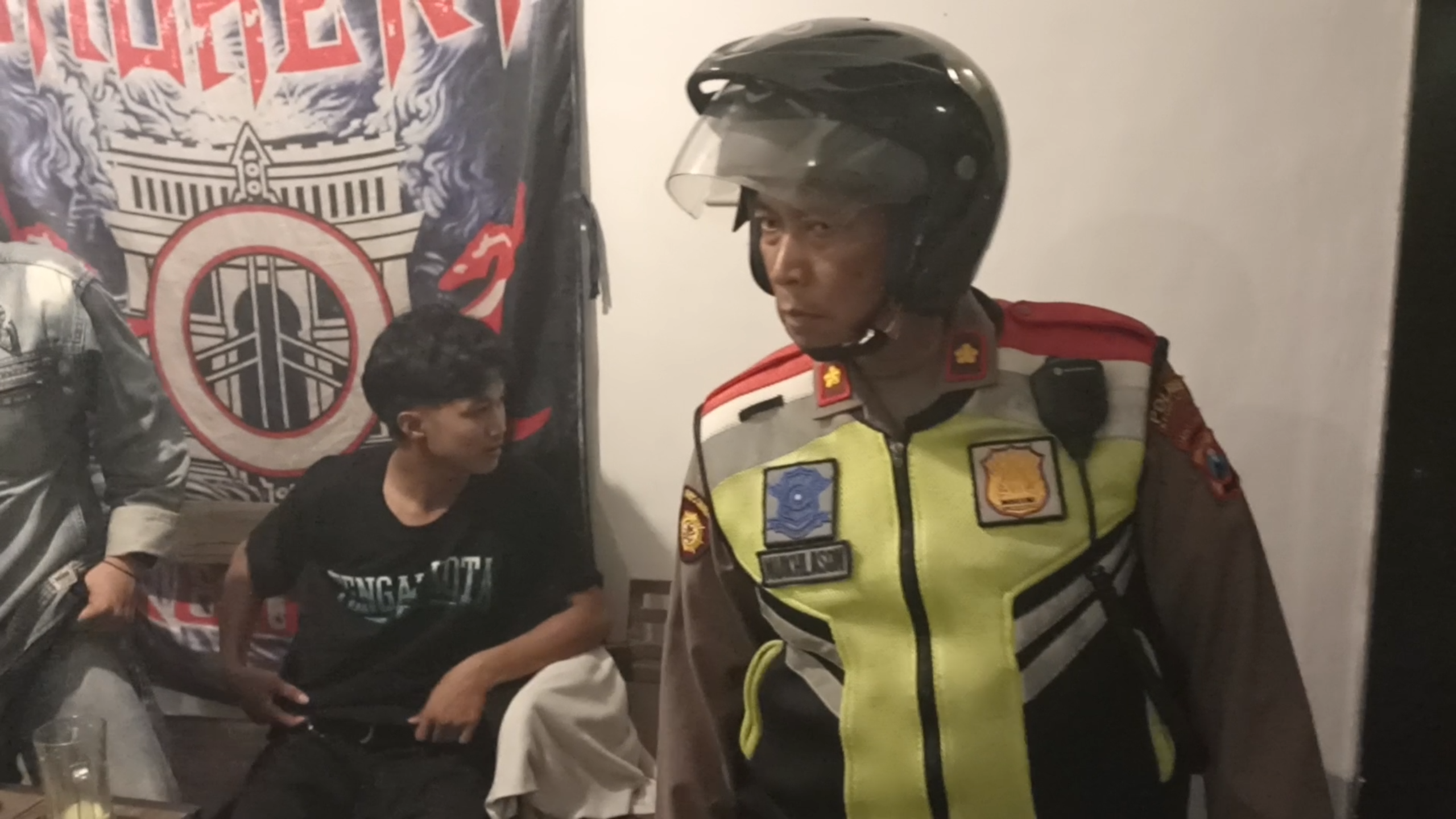 Polsek Mojoroto Hentikan Acara ” Kumpul – kumpul Anggota Komunitas yang Berafiliasi Pada Perguruan Pencak Silat “, Ternyata ini Sebabnya !