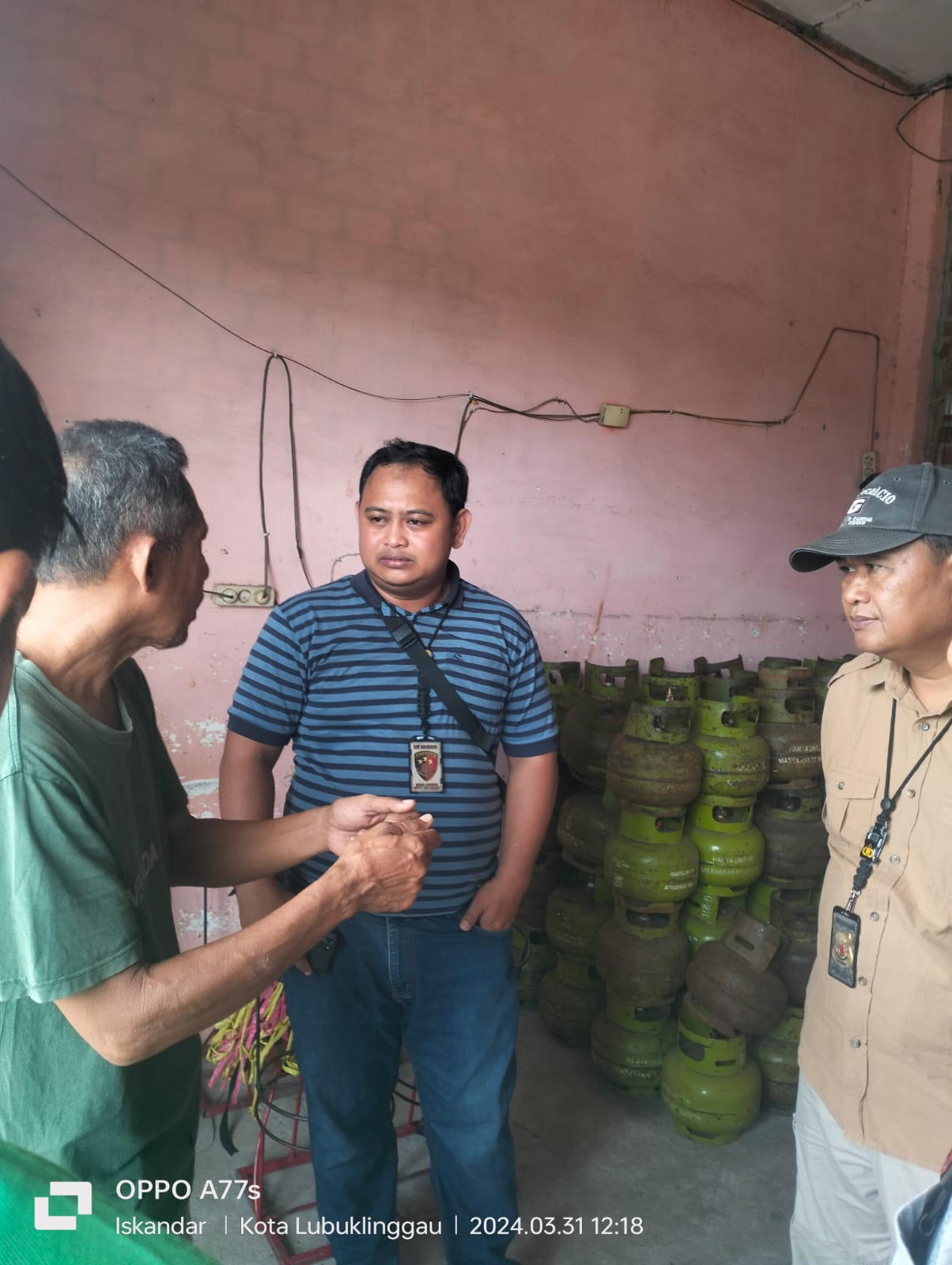 Jelang Lebaran Idul Fitri Polres Lubuklinggau Linggau Lakukan Sidak Di Beberapa Agen dan Pangkalan Penyalur Tabung Gas LPG 3 Kilogram