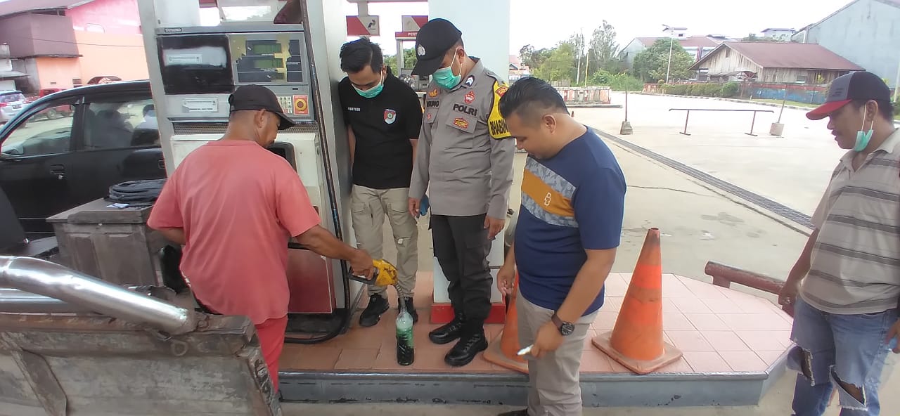 Polres Melawi dan Polsek Jajaran Lakukan Pengecekan Keseluruhan SPBU untuk Mencegah Kecurangan