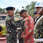 Upacara PTDH Dan Pemberian Reward Kepada Personel Satbrimob Polda Kalbar yang Berprestasi