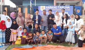 Jelang Hari Raya Idul Fitri, Karangtaruna Kec. Rangkasbitung Santuni 113 Anak Yatim
