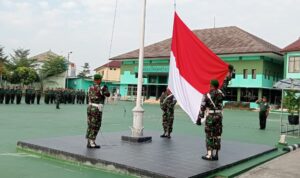 Gelar Upacara Bendera 17-an Kodim 0509/Kabupaten Bekasi Bacakan Amanat Panglima TNI