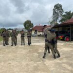 Satbrimob Polda Kalbar Asah Dan Tingkatkan Kemampuan Dalam Latihan Pengamanan VIP