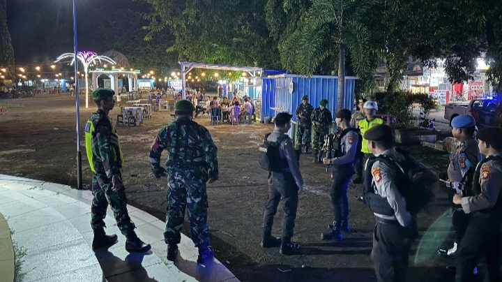 TNI/Polri di Takalar Laksanakan Patroli Cipta Kondisi Jelang Idul Fitri 1445 H