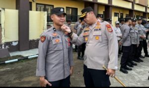 Kapolres Gowa Pimpin Pemeriksaan Sikap dan Penampilan Personel Polres Gowa