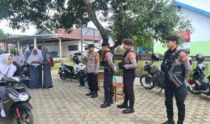 Patroli Sekolah, Kasat Samapta Imbau Pelajar Tidak Konvoi Usai Pelaksanaan Ujian Nasional