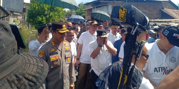 Kapolres Gowa Hadiri Penyerahan Sertifikat Wakaf dan PTSL Tahun 2023 oleh Menteri ATR/BPN