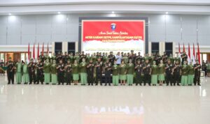 Pangdam XII/Tpr Pimpin Sertijab Aster Kasdam dan Kainfolahtadam Serta Terima Laporan Korps Kenaikan Pangkat Perwira