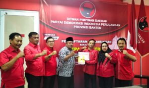 Akhmad Jajuli dan Bakal Bacabup lainnya Yang Mendaftar ke PDIP, Jalani Wawancara