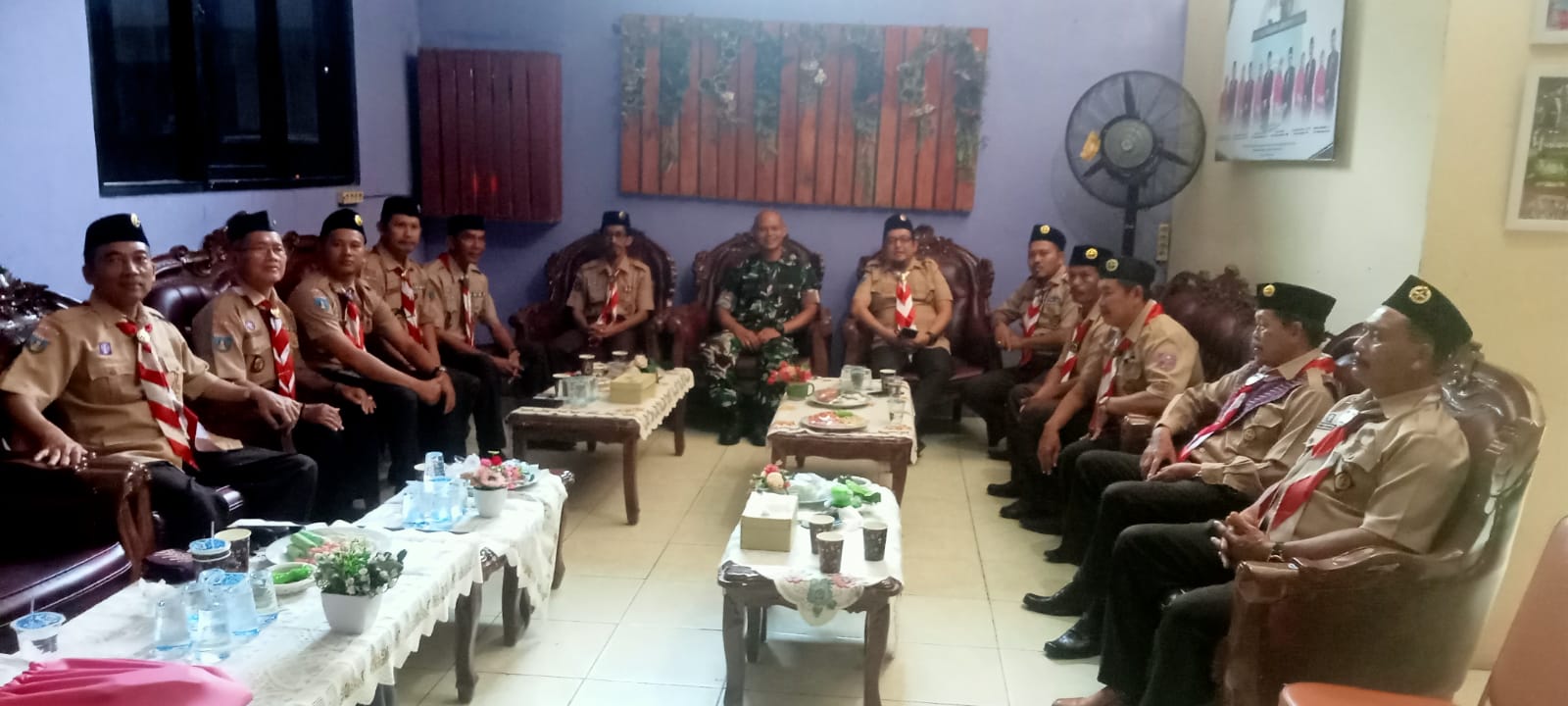Dalam Kegiatan Kursus Mahir Dasar Kepermukaan Santri Pondok Pasantren La Tanza Satu Cipanas