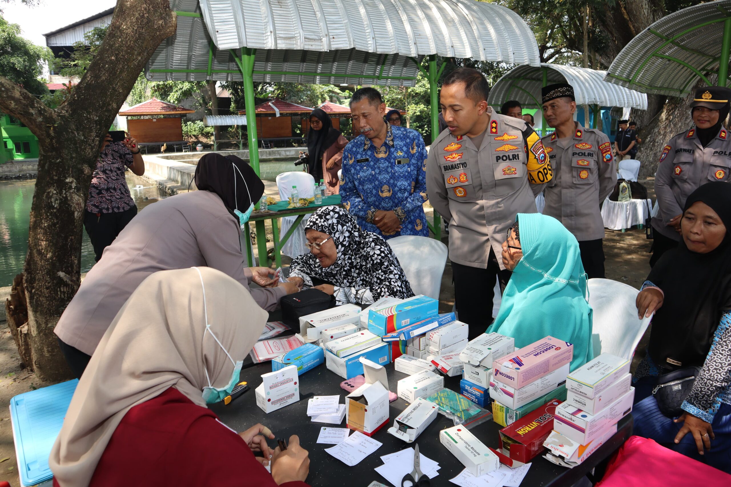 Lewat Jumat Curhat, Kapolres Kediri Kota Sampaikan Pesan Kamtibmas