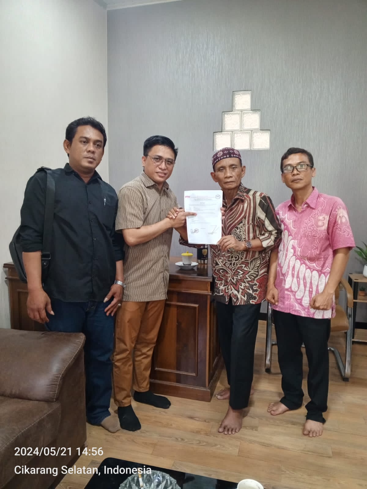 H.Lurah Kunang Mendukung Acara Diskusi Publik Bekasi Mencari Pemimpin di Maikarta