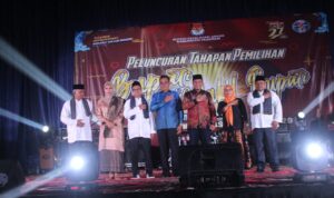 Artis hadir, Ribuan warga saksikan Peluncuran Tahapan Pemilihan Bupati dan Wakil Bupati,