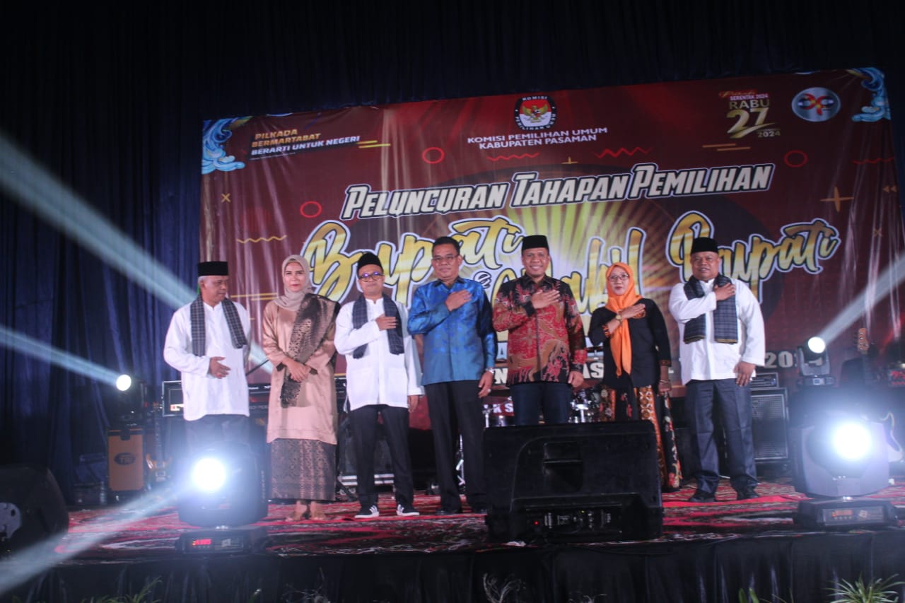 Artis hadir, Ribuan warga saksikan Peluncuran Tahapan Pemilihan Bupati dan Wakil Bupati,