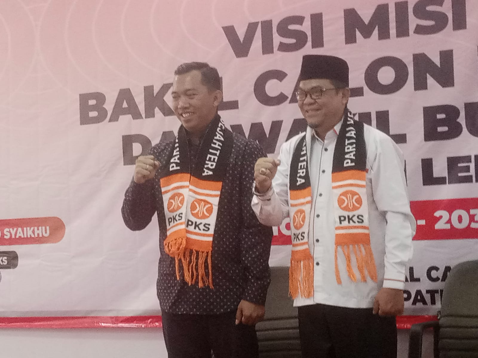 H.Dita Fajar Bayhaqi Bakal Wakil Calon Bupati Lebak Memaparkan Visi Dan Misi di Kantor PKS Lebak