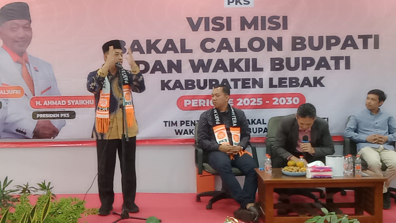 Pemaparan Visi dan Misi Bacabup Sanuji Pentamerta di Kantor PKS