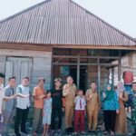 Camat Selangit Misbahudin Lubis Bersama Kepala Desa Muara Nilau