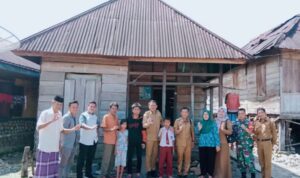 Camat Selangit Misbahudin Lubis Bersama Kepala Desa Muara Nilau