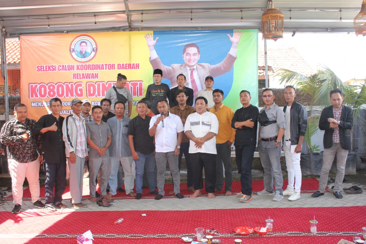 Puluhan Relawan di Banten Ikuti Seleksi Calon Kordinator Daerah Relawan Kobong Dimyati.
