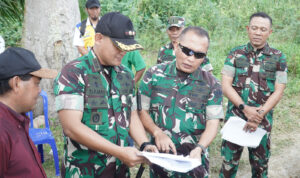 Tim Monev PAT Sterad Sambangi Pompanisasi Pertanian Diwilayah Kodim 0906/Kutai Kartanegara