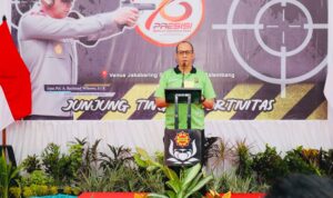 Kapolda Sumsel Irjen A Rachmad Wibowo Buka Lomba Kejuaraan Menembak Hari Bhayangkara Ke 78