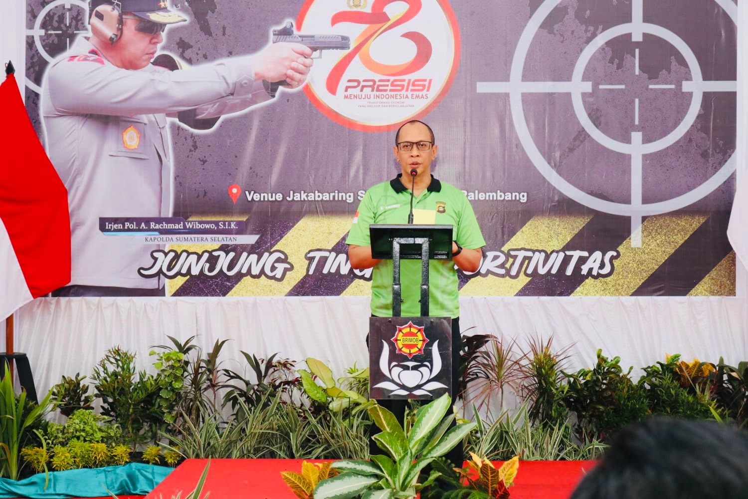 Kapolda Sumsel Irjen A Rachmad Wibowo Buka Lomba Kejuaraan Menembak Hari Bhayangkara Ke 78