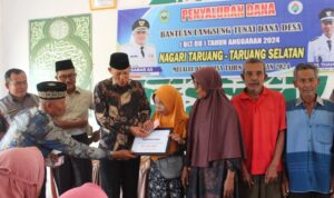 Tinjau Penyerahan BLT didua tempat, Sabar AS dinanti masyarakat,