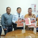 Dr. Weldy Jevis Saleh, SH. MH, di Dampingi Ketua DPD AWIBB Raja Simatupang Laporkan Kegiatan Bekasi Mencari Pemimpin.