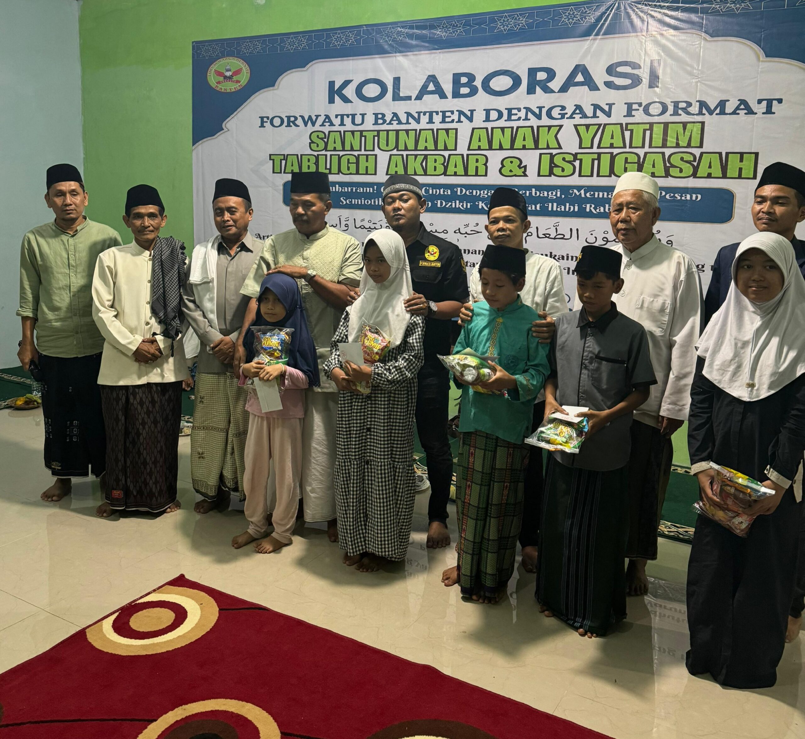 Bebasnya Pegi Setiawan: Forwatu Banten Gelar Tasyakuran dan Santunan Anak Yatim  Piatu