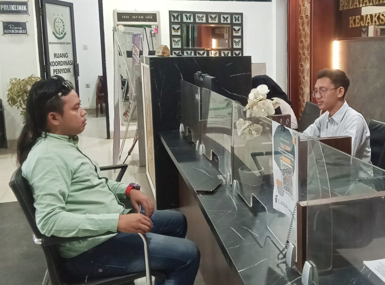King Naga Sambangi Kejari Lebak Tanyakan Soal Tindak lanjut Pemanggilan Satgas PTSL Desa Situregen