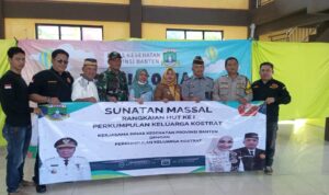 Dinkes Banten Gandeng Kostrat Gelar Khitanan Massal di Desa Sukamulya