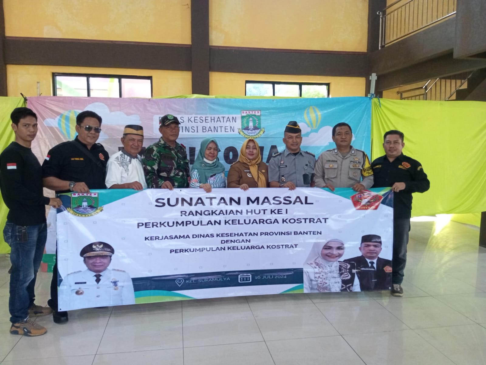 Dinkes Banten Gandeng Kostrat Gelar Khitanan Massal di Desa Sukamulya