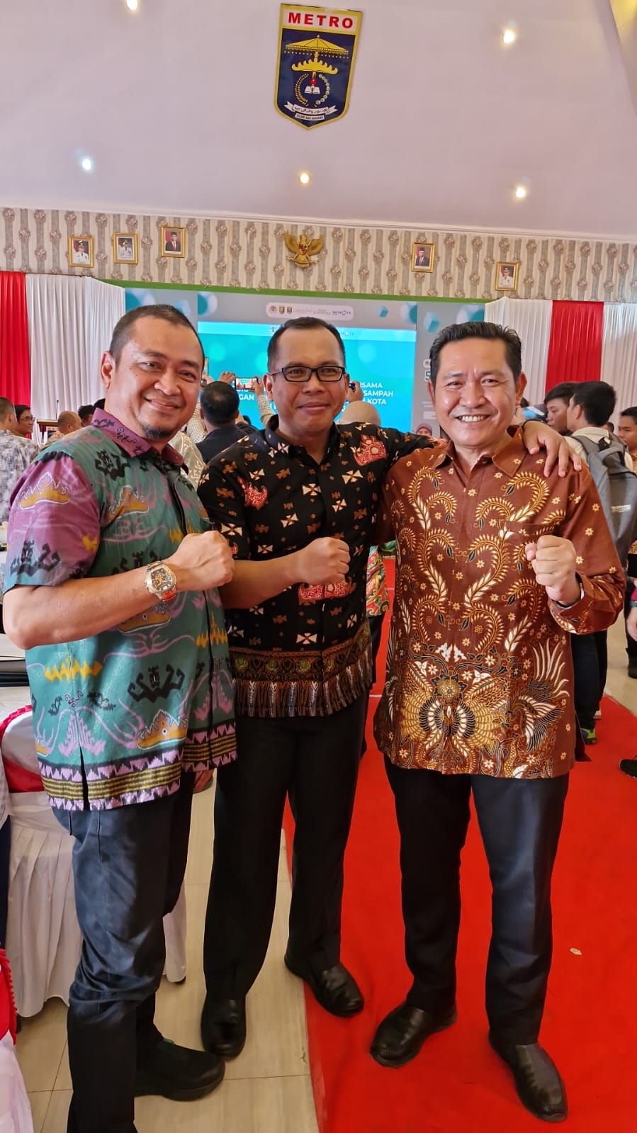 Wakili Pj Bupati Tubaba, Kadis Kominfo hadiri Seminar Nasional Pengelolaan Bank Sampah Di Metro