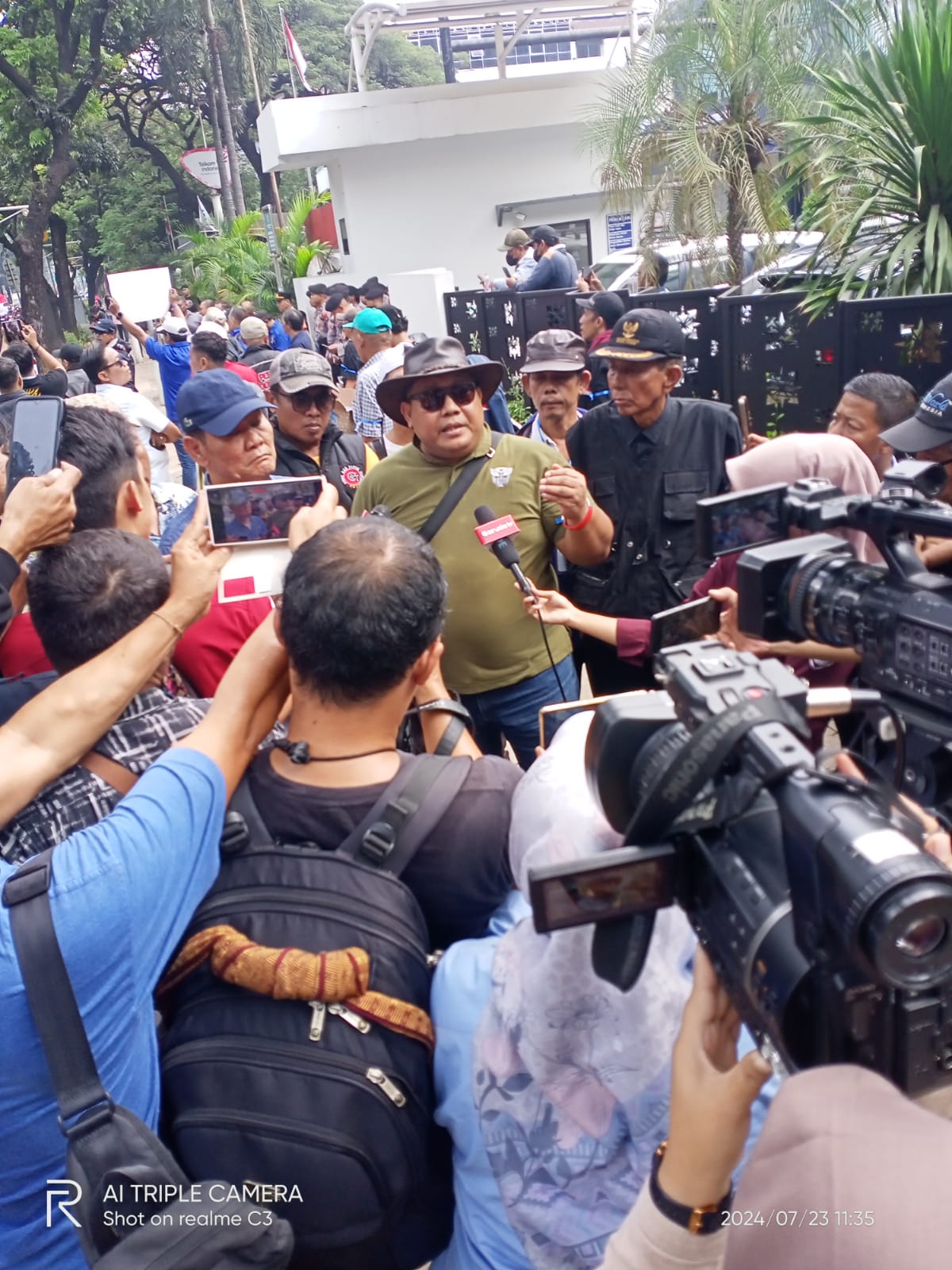 PWI Demo Hari Ini di Kantor PWI Pusat, Gedung Dewan Pers