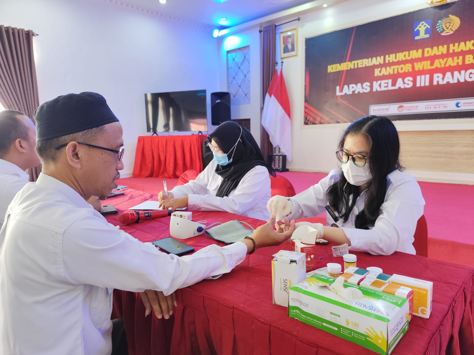 Semarak 79 Hut RI Dan Hari Pengayoman tahun 2024, Lapas Rangkasbitung Gelar Cek Kesehatan