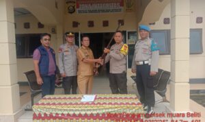 Taat Hukum, Polsek Muara Beliti Polres Musi Rawas Terima Penyerahan Senpira