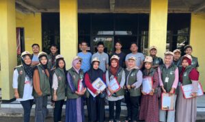 Ketua PPS Desa Tambakbaya Monitoring Pada Rakor Internal Bersama Pantarlih Pemilu 2024