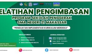 SMA Negeri 21 Makassar Pionir Dalam Mengimplementasikan Kurikulum Merdeka Dengan Semboyan “Berkarakter Hebat, Peduli Berkarakter Pancasila”