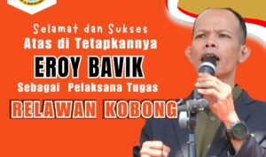Ditunjuk Sebagai Pelaksana Tugas Relawan Kobong Andra Dim, Eroy Bavik Tancap Gas Menangkan Andra Dimyati