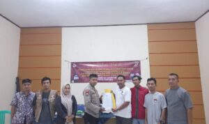 Bhabinkamtibmas Polsek Cibadak Polres Lebak laksanakan monitoring kegiatan Rapat Pleno Terbuka Rekapitulasi Daftar Hasil Pemutakhiran