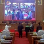 RAPAT PARIPURNA DPRD MUSI RAWAS PAW ANGGOTA PRAKSI GOLKAR 