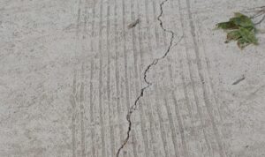 Baru Seumur Jagung Jalan Cor Beton Di Kecamatan Megang Sakti Sudah Rusak