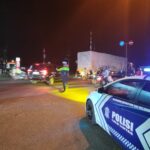 Ciptakan Rasa Aman, Satlantas Polres Kediri Tingkatkan Patroli Blue Light dan Pengaturan Lalu Lintas Malam Hari